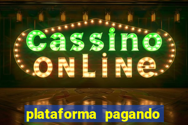 plataforma pagando bonus no cadastro